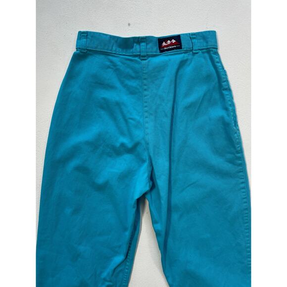 Vtg 80's Rocky Mountain Turquoise Bareback Western Pants Size 29/9 - 26" actual - Picture 4 of 11